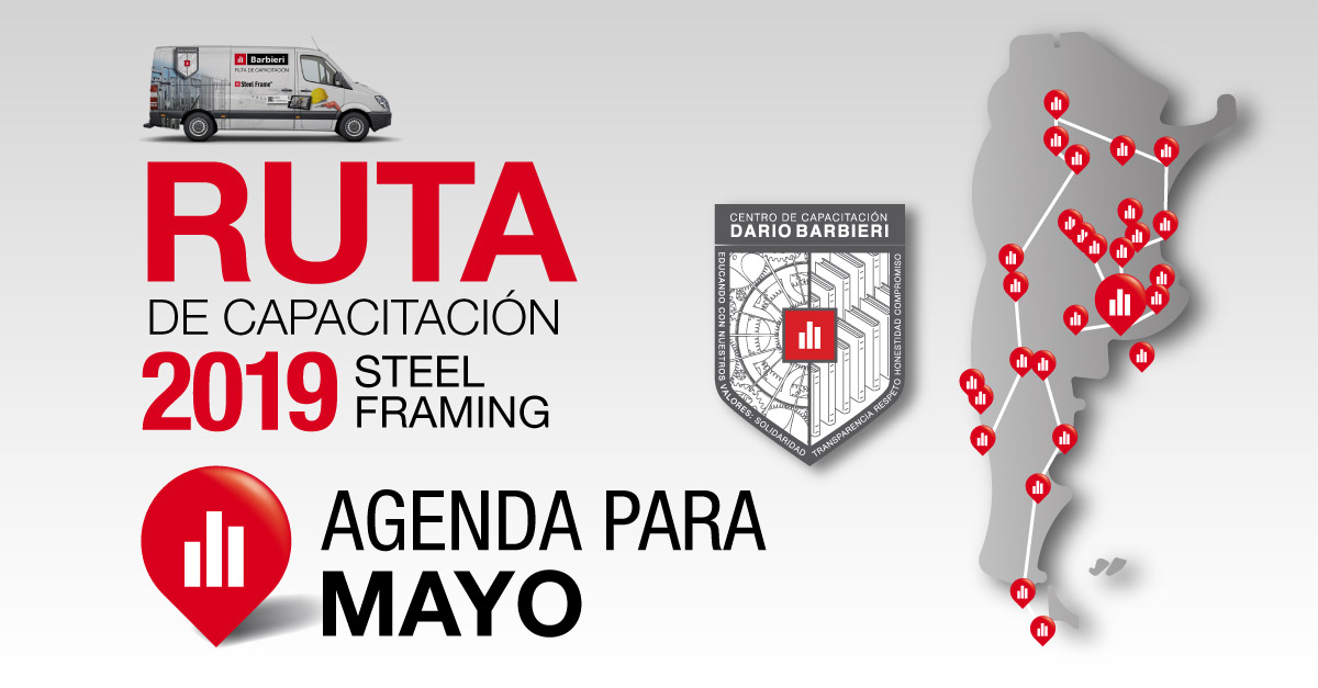 ruta de capacitación de Mayo